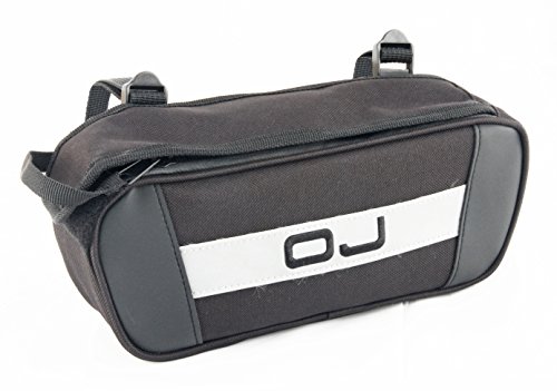 Oj jm099 Universal de Accesorios Bolsa de poliéster con Sistema de fijación con Correas Ajustables, Circuito Extremos, Color Negro Oj jm099 Universal de Accesorios Bolsa de poliéster con Sistema de fijación con Correas Ajustables, Circuito Extremos, Color Negro