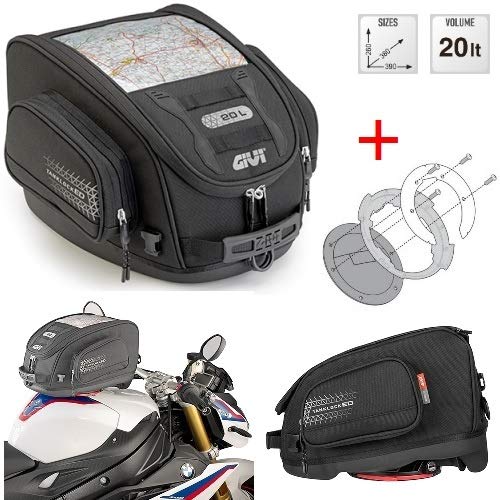 para BMW G 310 R 2017-2018 Bolsa Mochila Givi UT809 + BF31 Brida específica Tanklock 20 l Bolsa para depósito Moto Waterproof para BMW G 310 R 2017-2018 Bolsa Mochila Givi UT809 + BF31 Brida específica Tanklock 20 l Bolsa para depósito Moto Waterproof