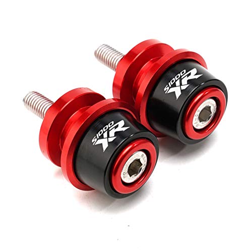 para BMW S1000XR S1000 XR 2010-2020 con Logo S 1000 XR 8mm Motorcycle CNC Sworkarm Spools Slider Stands Tornillos (Color : 1 Pair Red)