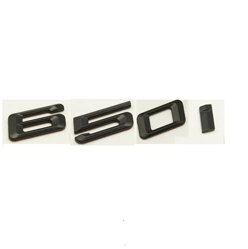 Pegatinas de plástico ABS para BMW serie 6 650i (650i), color negro mate Pegatinas de plástico ABS para BMW serie 6 650i (650i), color negro mate