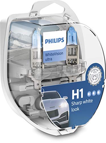 Philips WhiteVision ultra H1 bombilla faros delanteros, paquete doble