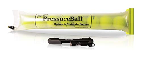 Pressure Ball Presurizador de Pelotas de Padel y Tenis - Alarga la Vida de Las Bolas, conserva y recupera la presion de Las Pelotas de Padel a 14psi con Este Tubo presurizador. con Bomba