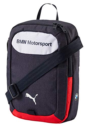 Puma BMW Motorsport Portable Bolso Bandolera, Unisex, Team Blue White, OSFA