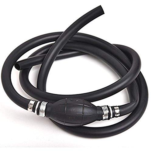 Queta Bomba de Succión de Mano de Gasolina, Bomba Sifón de Transferencia de Líquido Tubo Bomba para Coche, para Transferencia de Combustible Gas Gasoil Agua Tanque Pescado 8 mm (Negro) Queta Bomba de Succión de Mano de Gasolina, Bomba Sifón de Transferencia de Líquido Tubo Bomba para Coche, para Transferencia de Combustible Gas Gasoil Agua Tanque Pescado 8 mm (Negro)