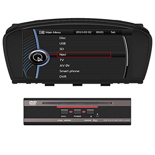 Radio estéreo para coche BMW, con DVD y GPS, 21,6 cm