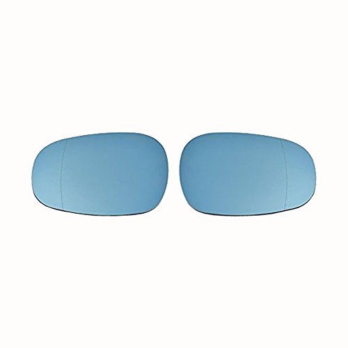 Ricoy para E81 E88 E90 E91 E92 116i 2009 - 2012 OEM puerta espejo cristal - calentado (cristal azul) (pack de 2)
