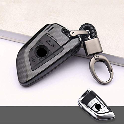 RTDFGH Funda de Fibra de Carbono para Llave de Coche, para BMW G30 F20 F30 X1, para M Performance Series 1 F31 F30, Accesorios F11 X5 F15, Cubierta C RTDFGH Funda de Fibra de Carbono para Llave de Coche, para BMW G30 F20 F30 X1, para M Performance Series 1 F31 F30, Accesorios F11 X5 F15, Cubierta C