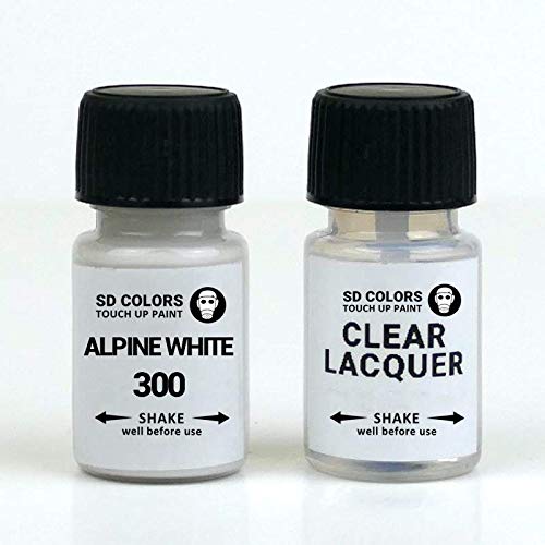 SD COLORS ALPINE WHITE 300 - Pintura para retocar (8 ml), color blanco