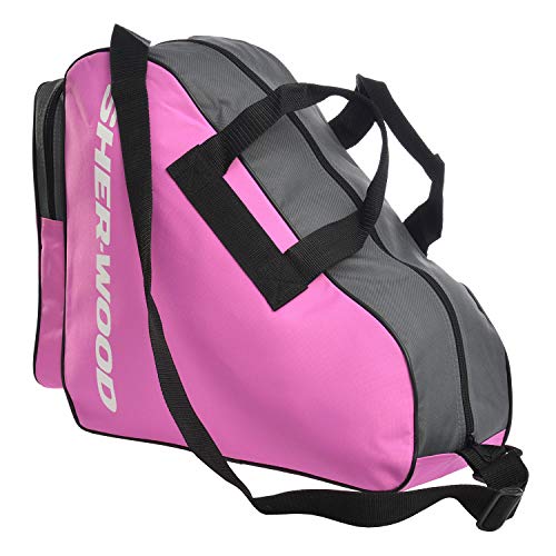 Sherwood 1032767 Bolsa para Patines, Color Rosa, tamaño Medium