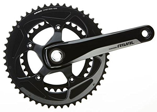 SRAM - Bielas Carretera Rival22 Bb30-16 170 50-34 Negras Sin Rodamientos SRAM - Bielas Carretera Rival22 Bb30-16 170 50-34 Negras Sin Rodamientos