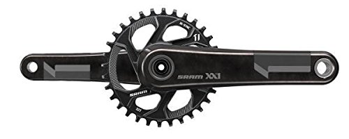 Sram MTB XX1 BB30 1 x 11 Q-Factor 156-175 mm - Biela para Bicicletas, Color Negro