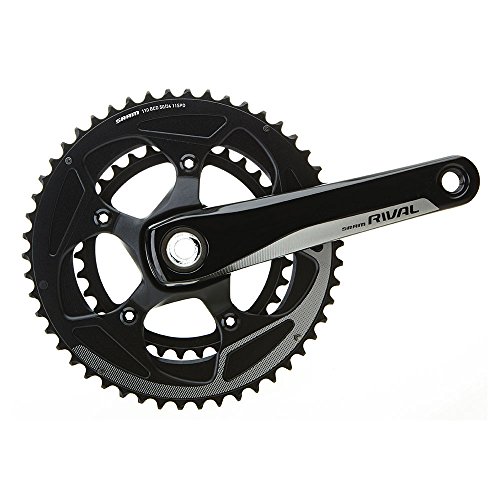 Sram Road 00.6118.250.004 Bielas, 22 BB30, 172.5 mm, 50 x 34, Negro, Yaw, Multicolor, M Sram Road 00.6118.250.004 Bielas, 22 BB30, 172.5 mm, 50 x 34, Negro, Yaw, Multicolor, M