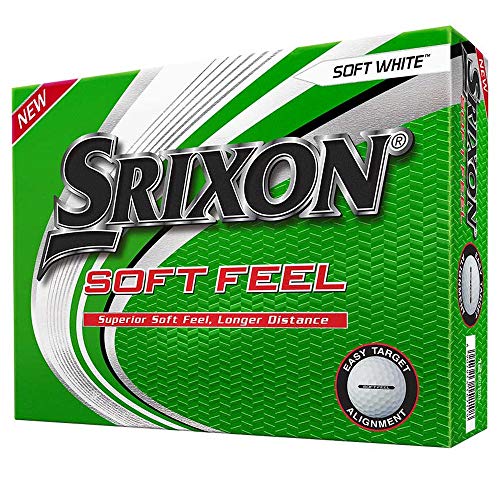 Srixon Soft Feel Bolas DE Golf, Hombres, Blanco, ESTANDAR