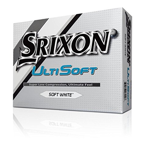Srixon Ultisoft Bolas 4 Capas De Golf, Unisex Adulto, Blanco, M