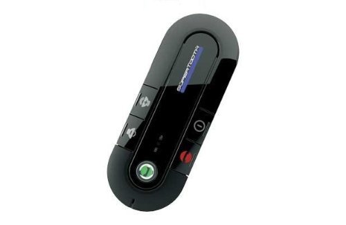 SuperTooth Buddy - Kit de visor Bluetooth para coche, color negro