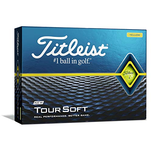 Titleist 2020 Tour Soft YLW Bola de Golf, Hombres, Yellow, Talla Única