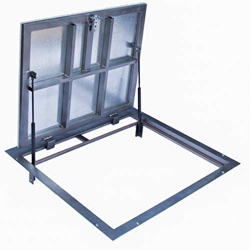 Trampilla de suelo 600 mm x 800 mm(P) – Bisagras laterales,para azulejos, Tapa de Registro Panel de acceso Puerta de Inspección Tapa de Escotilla