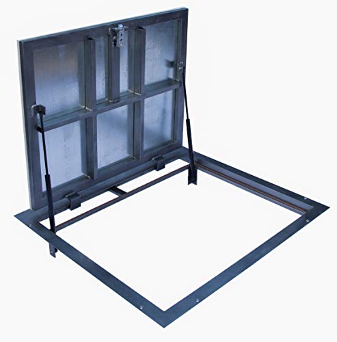 Trampilla de suelo 800 mm x 700 mm(P) – Bisagras laterales,para azulejos, Tapa de Registro Panel de acceso Puerta de Inspección Tapa de Escotilla