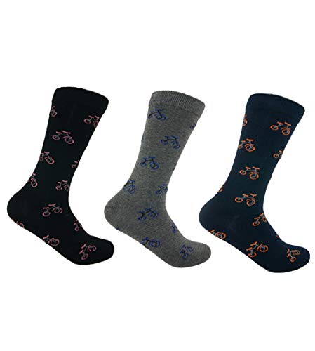 Trendcool Calcetines Hombre Algodón 100% Talla 40-46. Pack 3 Calcetines Estampados Largos . Calcetines con Dibujos Altos Colores Graciosos. Calcetines Algodón Hombre para Invierno. Bicis. (M1) Trendcool Calcetines Hombre Algodón 100% Talla 40-46. Pack 3 Calcetines Estampados Largos . Calcetines con Dibujos Altos Colores Graciosos. Calcetines Algodón Hombre para Invierno. Bicis. (M1)
