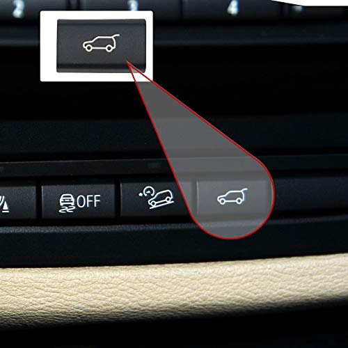 TTCR-II Cubierta de botón de interruptor de maletero trasero, botón de interruptor de liberación de maletero trasero compatible con BMW X5 E70 2006-2013 / X6 E71 2008-2014