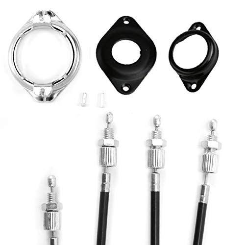 Ulttechnovo - Cable de freno para bicicleta, kit de sustitución del cable del freno de base, cables de freno delantero y trasero, accesorios para bicicleta de montaña o BMX