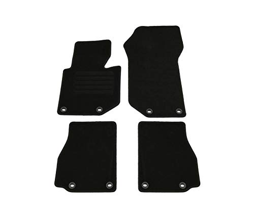 VD28 - Juego de alfombrillas para piso de coche, sin olor, 4 piezas, compatible con BMW Serie 3 E36 Cabrio 1993 1994 1995 1996 1997 1998 1999 2000