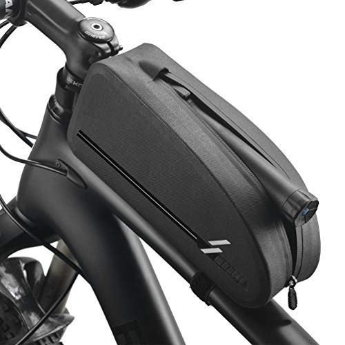 VOANZO Bike Frame Bag Impermeable Bike Top Tube Bag Triángulo Bolsa de Bicicleta de Gran Capacidad Accesorios de Ciclismo Profesionales (Tamaño M)