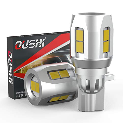 W16W T15 Canbus Bombillas LED, OUSHI 12V 16W 6500K Xenon Blanco 921 912 902 904 906 Canbus Error Gratuito Bombillas Para Coche LED Copia de Seguridad Luz de Marcha Atrás Bombilla (Paquete de 2) W16W T15 Canbus Bombillas LED, OUSHI 12V 16W 6500K Xenon Blanco 921 912 902 904 906 Canbus Error Gratuito Bombillas Para Coche LED Copia de Seguridad Luz de Marcha Atrás Bombilla (Paquete de 2)