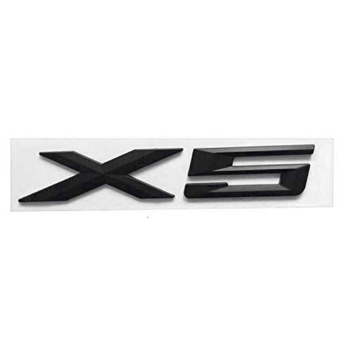 XHULIWQ Emblema del Cromo del Metal 3D del Coche, para BMW X5 F15 F85 E70 E53, calcomanía de la Etiqueta engomada Exterior del Coche calcomanías Accesorios decoración
