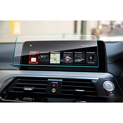 YEE PIN Compatible con 2018 2019 BMW X3 G01 X4 G02 Película Protectora HD GPS Película Protectora de Vidrio Templado para dureza Navigator -9H
