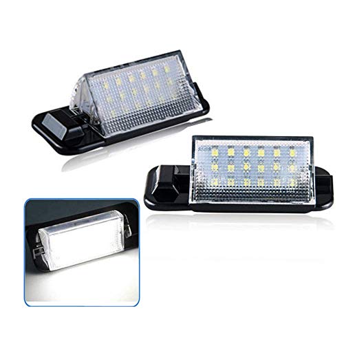 Yijueled Iluminación LED para matrícula, lámpara de matrícula, reflectores, resistente al agua, para 3 series E36 318i 318is 318ti 320i 323i 325i 325is 328i 328is M3