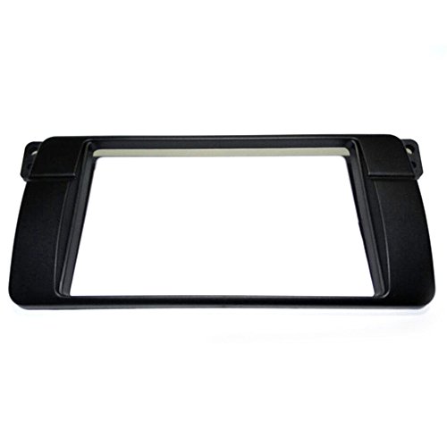 ZWNAV 2 Din Car Radio fascia estéreo Adaptador de panel para BMW Serie 3 E46 1998-2005 Car Stereo Dash Installation Trim kit Fascia Frame