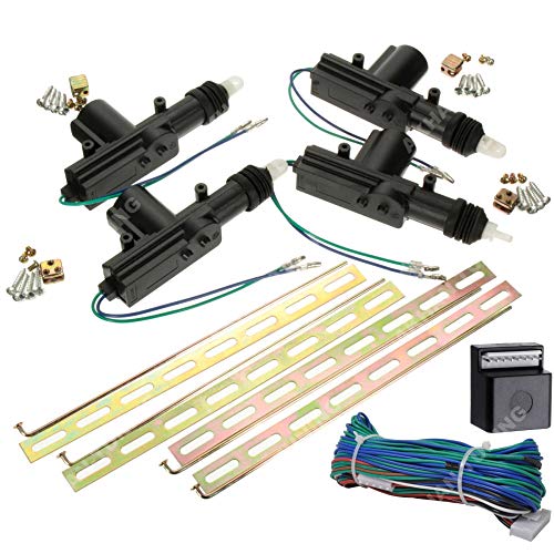 100ZV1 - Motor kit cierre central puertas para 4 puertas Sistema remoto de coches Cierre centralizado los reguladores alejados 100ZV1 - Motor kit cierre central puertas para 4 puertas Sistema remoto de coches Cierre centralizado los reguladores alejados