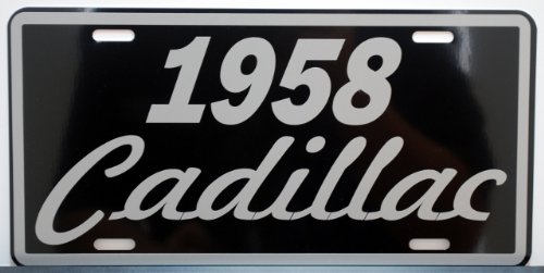 1958 58 PLACA CADILLAC METAL