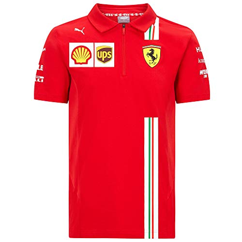 2020 Scuderia Ferrari F1 Team Camisetas Vettel Leclerc en tallas para hombre y mujer