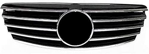 ABS Parrilla del Radiador del Parachoques Delantero para Mercedes Benz E-Class W211 E320 E350 E500 2007-2009,Grill De Entrada De Aire Delantera,Modificación de Coche Accesorios de Decoracion