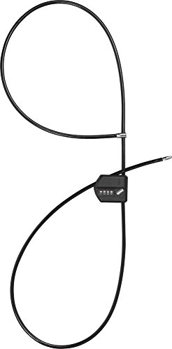 ABUS 58477 Cable Acero antirrobo Moto, Negro, 185 cm