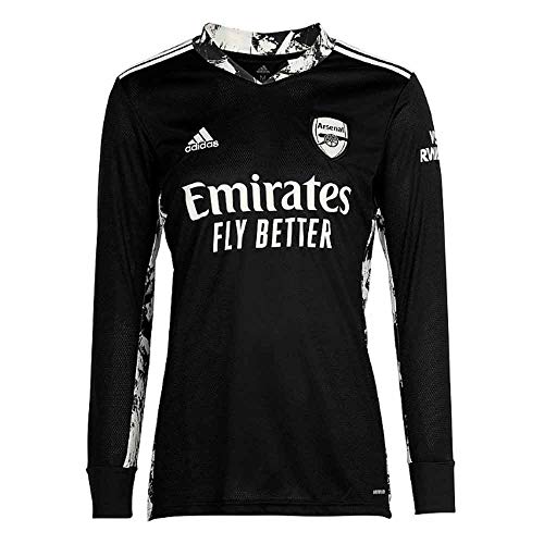 adidas Arsenal FC Temporada 2020/21 AFC H GK JSY L Camiseta Portero Primera equipación, Unisex, Negro/Payaso, XL