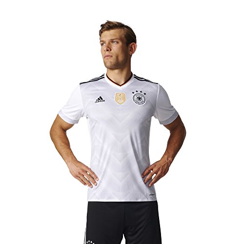 Adidas - Camiseta para hombre, diseño de la primera equipación de fútbol de Alemania - S1706LHDE101, XXXL, Blanco/Negro