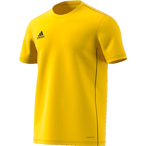 adidas Core 18 Training Jersey Camiseta Entrenamiento, Hombre, Yellow/Black, 2XL