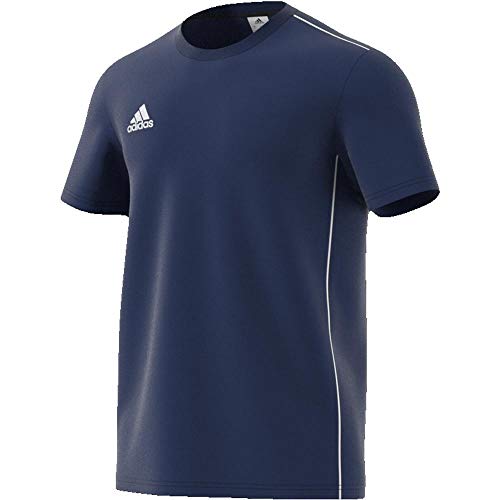adidas CORE18 tee T-Shirt, Hombre, Dark Blue/White, 2XL