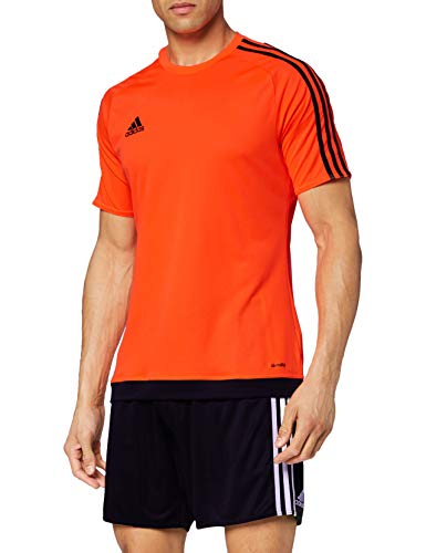 adidas Estro 15 JSY - Camiseta para hombre, color naranja/negro, talla 2XL