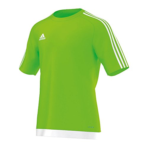 adidas Estro 15 JSY - Camiseta para hombre, color verde/blanco, talla M