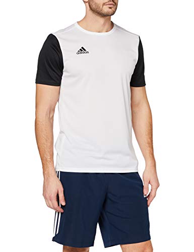 adidas ESTRO 19 JSY Camiseta de Manga Corta, Niños, White, S