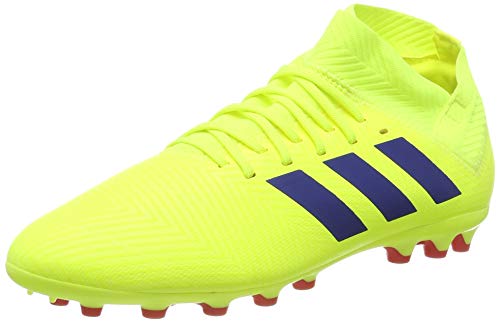 Adidas Nemeziz 18.3 AG J, Zapatillas de Fútbol para Bebés, Amarillo Solar Yellow/Football Blue/Active Red), 36 2.3 EU