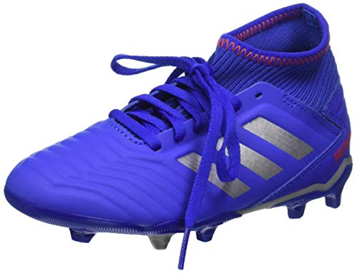 Adidas Predator 19.3 FG J, Botas de fútbol Unisex niño, Multicolor Azufue Plamet Rojact 000, 28 EU