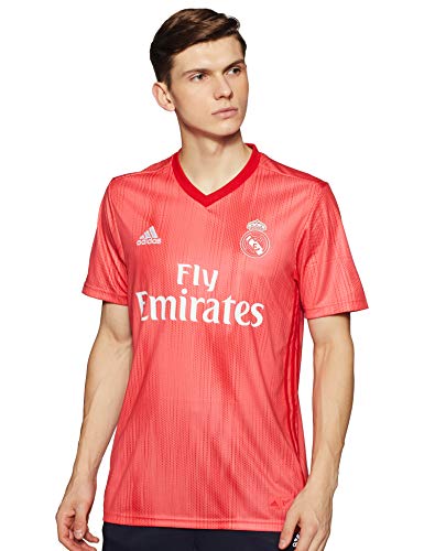 adidas Real Madrid Third – Camiseta de fútbol para Hombre, Color Real Coral, Vivid Red (Talla XL)