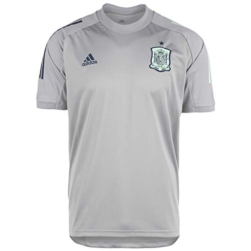 adidas Selección Española Temporada 2020/21 Camiseta Entrenamiento, Unisex, mgh Solid Grey, XXL