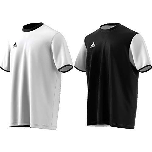 adidas Tan Reversable Jersey Camiseta, Hombre, White/Black, M