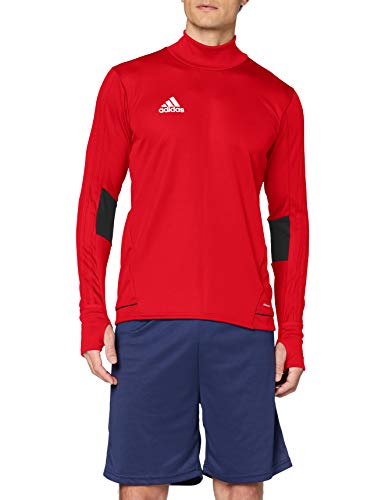 adidas Tiro17 TRG Camiseta, Hombre, Rojo (Escarl / Negro / Blanco), 2XL